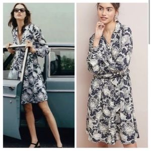 EUC Anthropologie 34 of 52 Conversations Long Sleeve Dress